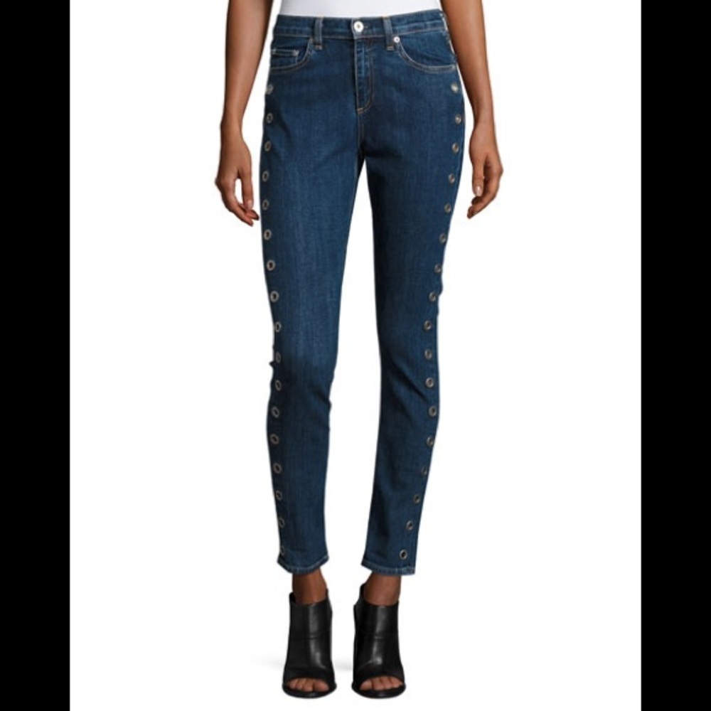 RAG & BONE dalton  blue jeans with embellishment